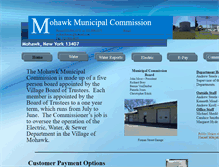 Tablet Screenshot of mohawkmunicipalcommission.org